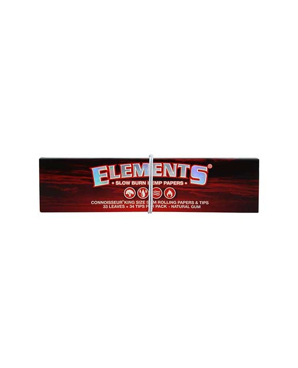 Elements Red Connoisseur King Size Slim