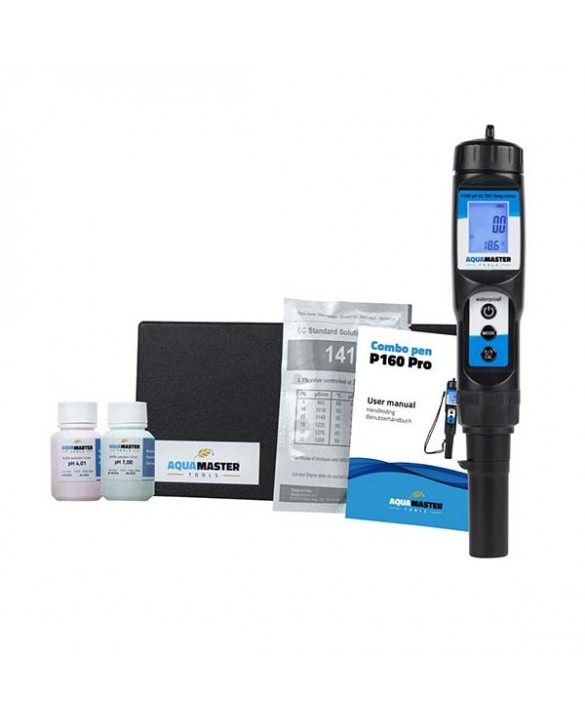 P160 Pro pH/EC/TDS/PPM/Temp Meter | AquaMaster