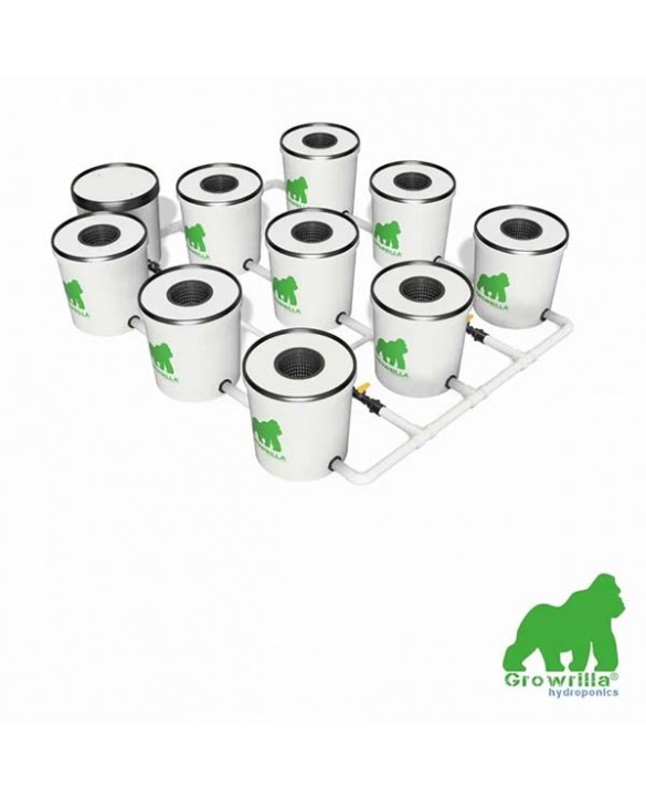RDWC 2.0 9X19L | Growrilla Hydroponics RDWC 2.0 9X19L | Growrilla Hydroponics