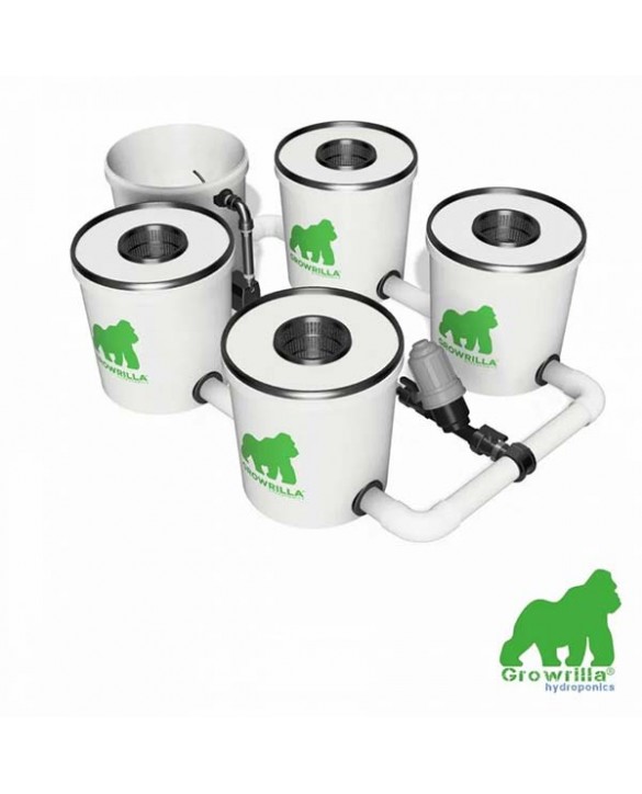 RDWC PRO 4X19L | Growrilla Hydroponics RDWC PRO 4X19L | Growrilla Hydroponics